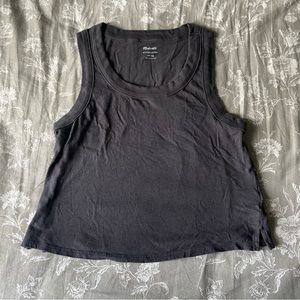 Madewell softfade boxy cropped tank